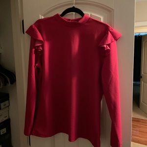 Women NY&C Pink Long Sleeve Top Size XL